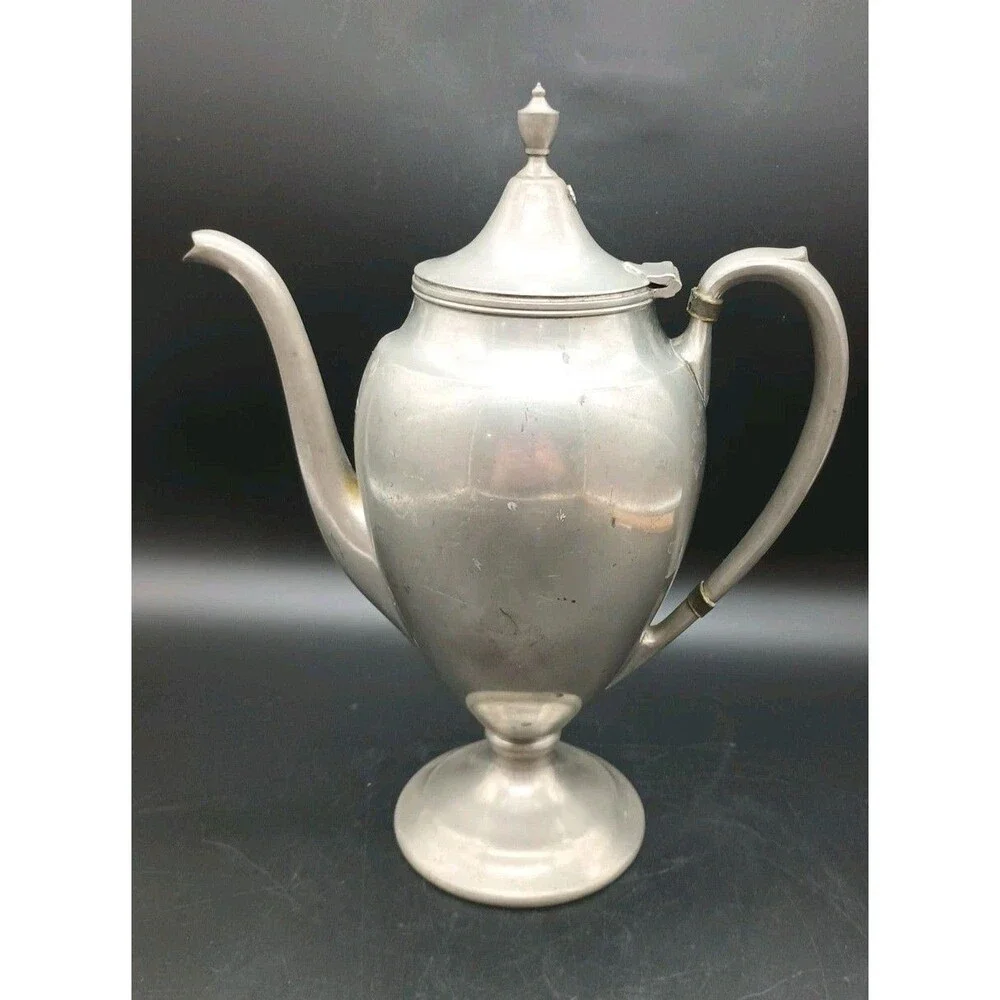 Vtg Insico Pewter Tea Pot 517 9